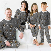 Matching Family Pajamas With Dog Face On It | Christmas Gift