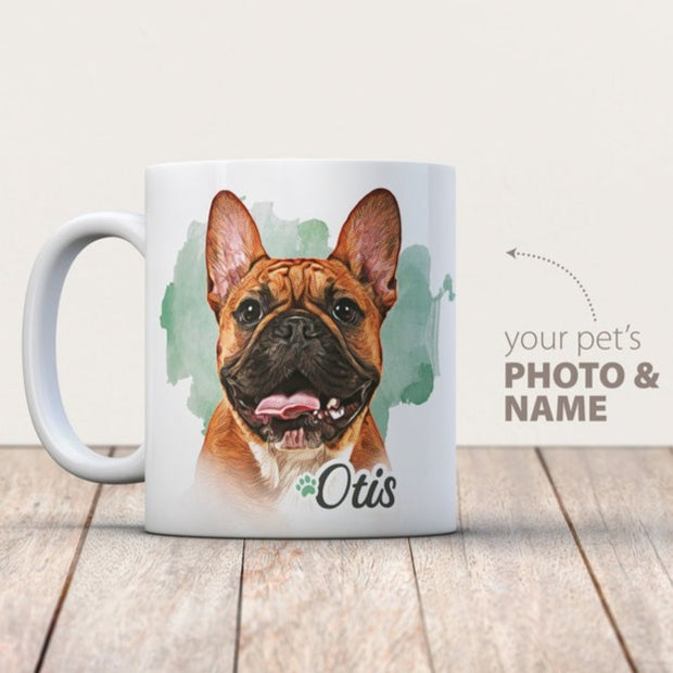 Adorable Dog Print Mug - Perfect Gift for Dog Lovers - Customizable Pet Design