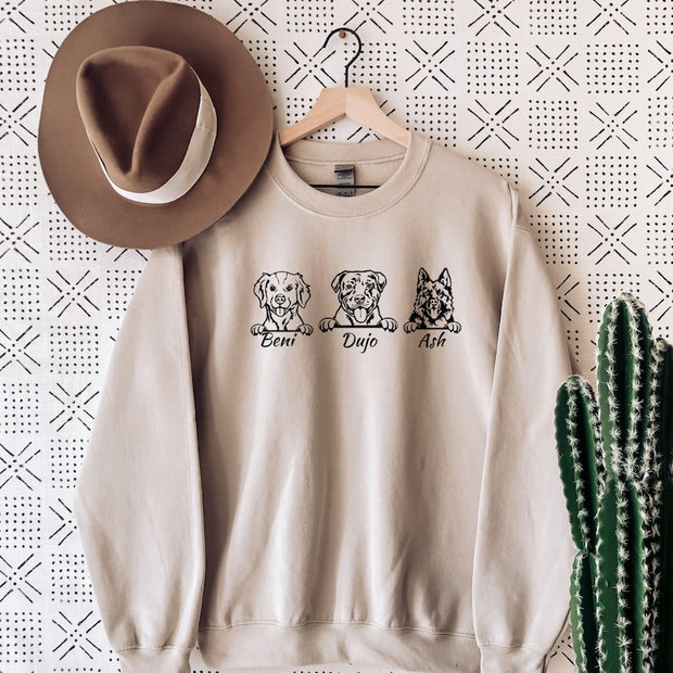 Adorable Dog Face Sweatshirts: Wear Your Love for Dogs