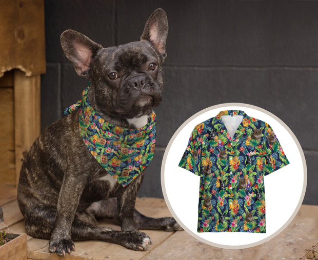 Hawaiian Dog Bandana Became a Canine Fashion Statement