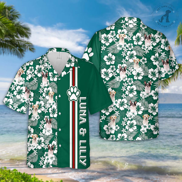 Hawaiian Outfits For Guys, Custom Hawaiian Shirts With Dog Face