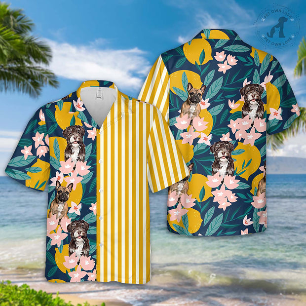 Tropical Tails: Get Your Custom Hawaiian Shirt with Your Dog&