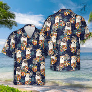 Paws in Paradise: Custom Hawaiian Dog Shirt, Custom made Hawaiian print shirt for dogs in various sizes