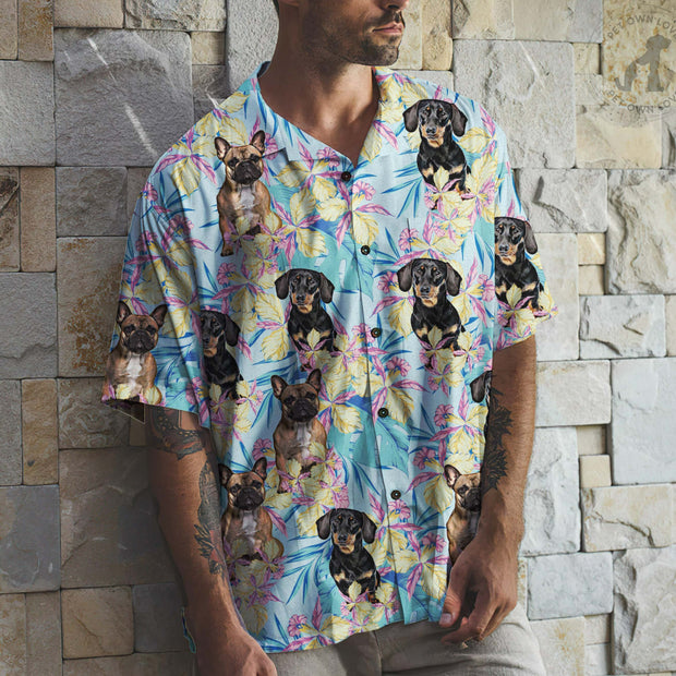 Island Pup Vibes: Get Your Custom Hawaiian Shirt with Your Dog&