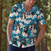 Barking Up the Right Tree: Personalized Hawaiian Shirt with Your Pup's Face