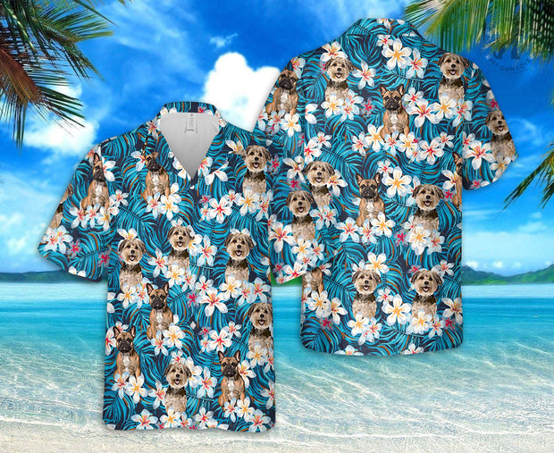 Barking Up the Right Tree: Personalized Hawaiian Shirt with Your Pup&