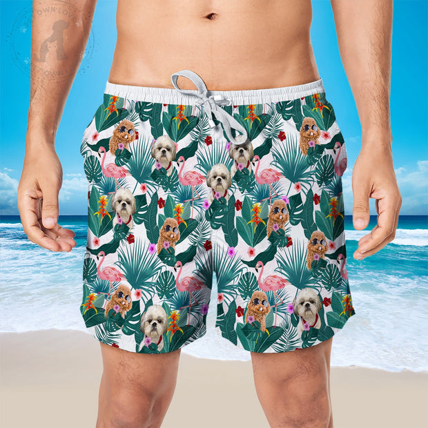 Beach Shorts For Men, Mens Hawaiian Shorts, Matching Hawaiian Shirt And Shorts - petownlove