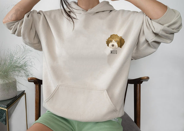 Cartoon Your Pet On Crewneck Sweatshirt, Personalized Sweatshirt Gift - petownlove