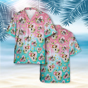 Custom Cute Hawaiian Shirt With Pet Face Personalized Cat Hawaiian Shirts From Your Photo - petownlove