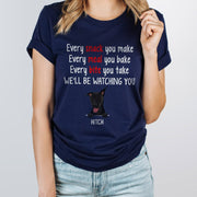 Custom Dog Face Hand-Painted T-Shirt, Personalized Dog Face Print Tee Shirt - petownlove
