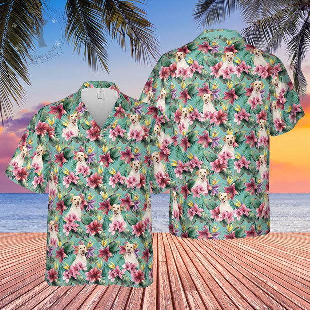 Custom Dog Hawaiian Shirt, Personalized Hawaiian Wedding Shirt With Pet Face, Anniversary Gift - petownlove