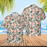 Custom Hawaiian Shirts with Dog Face, Unique Floral Hawaiian Shirts Gift and Pet Face - petownlove
