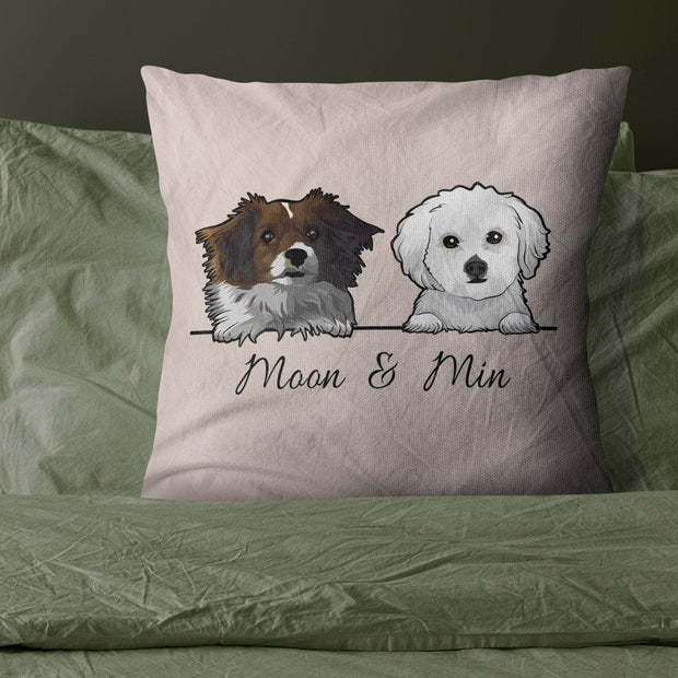 Custom Pet Photo Pillow, Personalized Pillow Case - petownlove