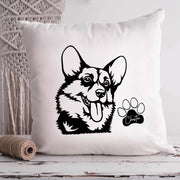 Pembroke Welsh Corgis Custom Pet Throw Pillow, Custom Pet Pillow, Personalized Dog Pillow Bed, Dog Lost Gift - petownlove