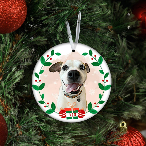 Personalization Funny Christmas Ornaments, Outdoor Xmas Decor, Dog Christmas Ornaments, Outdoor Christmas Tree Decorations - petownlove