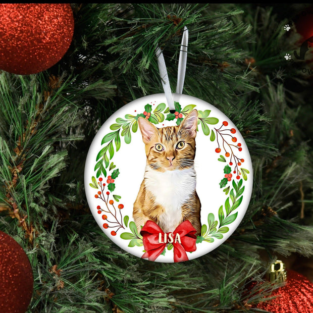 Personalized Funny Pet Christmas Ornaments, Outdoor Xmas Decor, Dog Christmas Ornaments, Best Gift for Dad Mom - petownlove