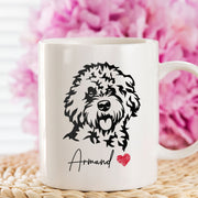 Poodles Custom Pet Mug, Custom Pet Cup, Personalized Dog Coffee Mug, Dog Memorial Gifts, Gifts for Dog Lovers - petownlove