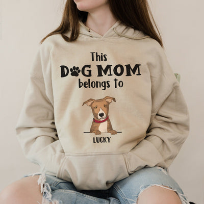 Unisex Custom Dog Hoodie Christmas Personalized Gift, Gift for Mom - petownlove